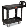Rubbermaid Commercial Rubbermaid® Commercial Flat Shelf Utility Cart RCP450500BK