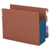 Smead Smead™ Redrope Drop-Front End Tab File Pockets with Fully Lined Colored Gussets SMD73689