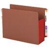 Smead Smead™ Redrope Drop-Front End Tab File Pockets with Fully Lined Colored Gussets SMD73696
