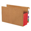 Smead Smead™ Redrope Drop-Front End Tab File Pockets with Fully Lined Colored Gussets SMD74696
