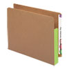 Smead Smead™ Redrope Drop-Front End Tab File Pockets with Fully Lined Colored Gussets SMD73680