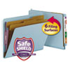 Smead Smead™ End Tab Colored Pressboard Classification Folders with SafeSHIELD® Coated Fasteners SMD26781