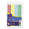 Avery Avery® Handwrite-Only Self-Adhesive "See Through" Removable Round Color Dots AVE05796