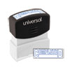 Universal Universal® Pre-Inked One-Color Stamp UNV10044