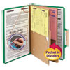 Smead Smead™ Six-Section Pressboard Top Tab Pocket-Style Classification Folders with SafeSHIELD® Coated Fasteners SMD19083