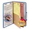 Smead Smead™ Six-Section Pressboard Top Tab Pocket-Style Classification Folders with SafeSHIELD® Coated Fasteners SMD19077