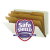 Smead Smead™ End Tab Pressboard Classification Folders With SafeSHIELD® Coated Fasteners SMD29820