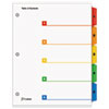 Cardinal Brands Cardinal® OneStep® Printable Table of Contents and Dividers CRD60518