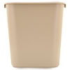 Rubbermaid Commercial Rubbermaid® Commercial Deskside Plastic Wastebasket RCP295600BG