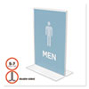 deflecto deflecto® Double-Sided Sign Holder DEF69101