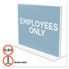 deflecto deflecto® Double-Sided Sign Holder DEF69301