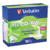 Verbatim Verbatim® CD-RW High-Speed Rewritable Disc VER95156