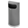 Rubbermaid Rubbermaid® Commercial Half Round Flat Top Waste Receptacle RCPSO820PLANT