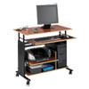Safco Safco® Muv™ 28" Adjustable-Height Mini-Tower Computer Desk SAF1927CY