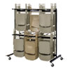Safco Safco® Two-Tier Chair Cart SAF4199BL
