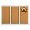 Quartet Quartet® Enclosed Indoor Cork Bulletin Board with Hinged Doors QRT2367