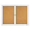 Quartet Quartet® Enclosed Indoor Cork Bulletin Board with Hinged Doors QRT2364