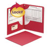 Smead Smead™ Lockit® Two-Pocket Folders in Textured Stock SMD87980