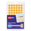 Avery Avery® Handwrite Only Self-Adhesive Removable Round Color-Coding Labels AVE05062