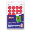Avery Avery® Printable Self-Adhesive Removable Color-Coding Labels AVE05466