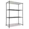 Alera Alera® NSF Certified Industrial Heavy-Duty Wire Shelving Starter Kit ALESW504824BL