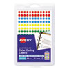 Avery Avery® Handwrite Only Self-Adhesive Removable Round Color-Coding Labels AVE05795