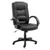 Alera Alera® Strada Series High-Back Swivel/Tilt Top-Grain Leather Chair ALESR41LS10B