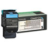Lexmark Lexmark&trade; C544X1YG, C544X1MG, C544X1CG, C544X1KG Toner Cartridge LEX C544X1CG