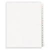 Avery Avery® Preprinted Legal Exhibit Index Tab Dividers with Black and White Tabs AVE01701