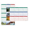 House of Doolittle House of Doolittle™ Earthscapes™ 100% Recycled Nature Scenes Reversible/Erasable Yearly Wall Calendar HOD3931