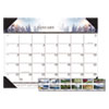 House of Doolittle House of Doolittle™ 100% Recycled Full-Color Photo Monthly Desk Pad Calendar HOD140HD