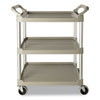 Rubbermaid Commercial Rubbermaid® Commercial Three-Shelf Service Cart RCP342488PM