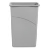 Boardwalk Boardwalk® Slim Waste Container BWK23GLSJGRA