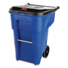 Rubbermaid Commercial Rubbermaid® Commercial Square Brute® Rollout Container RCP9W27BLU