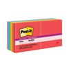 3M Post-it® Notes Super Sticky Pads in Playful Primary Colors MMM65412SSAN