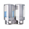 AVIVA 2 Chamber Gel Soap Dispenser, Satin Silver/Translucent ZOG36234