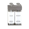 Dispenser Amenities SOLera 2 Liquid Oval Dispenser, 24 oz., White Label, Shampoo + Body Wash ZOG39134-O3-White-SBW