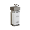 Dispenser Amenities SOLera 1 Chamber Liquid Dispenser, 44 oz., Satin Silver/Translucent, Hand & Body Lotion ZOG39134-R3-C-BL