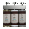 Soapbox 3 Chamber Liquid Dispenser, 36 oz., Satin Silver/Translucent ZOG39334-O3-Soapbox