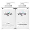 Zogics Bulk Personal Care Dispensers, 2 Chambers, 3-in-1 + Conditioner ZOGBundle-3in1-C